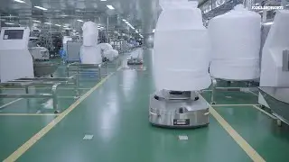Increased uptime at Zhende's medical factory with Kollmorgen-powered AGVs