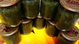 ЩАВЕЛЬ необычный СПОСОБ КОНСЕРВАЦИИ