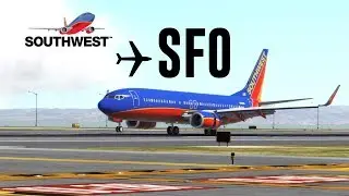 SWA582 Landing in San Francisco | [X-Plane 11]