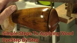 Multi Color Dye  On a Vase With Gloss Finish (How To Step by Step)