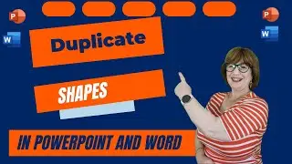 How to Duplicate Shapes in PowerPoint and Word