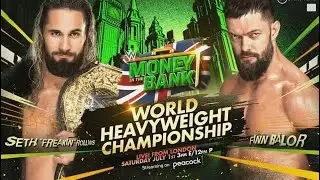 Seth ''Freakin'' Rollins Vs Finn Balor For The WWE world heavyweight Championship
