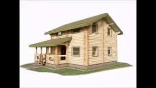 Проект дома 8х8 из оцилиндрованного бревна
