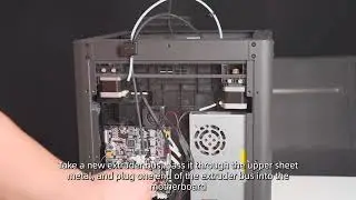 Flashforge Adventurer 5M replacing the extruder cable.