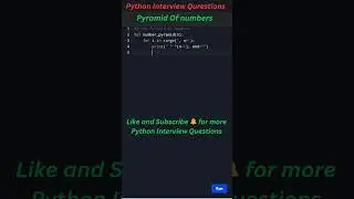 🔢 Print a Number Pyramid in Python | Step-by-Step Guide for Beginners 🚀 