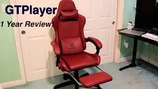 GTPlayer Gaming Chair - Review After 1 Year! Longterm Revisit. Reclining Chair w/ Speakers