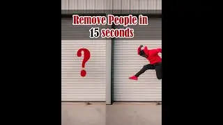 Best way to Remove People in 15 Seconds with Photoshop #shorts #easyphotoshoptutorial