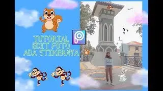 TUTORIAL MENAMBAHKAN STIKER DI APLIKASI PISCART😰 - #5 | By Nur Rohmania