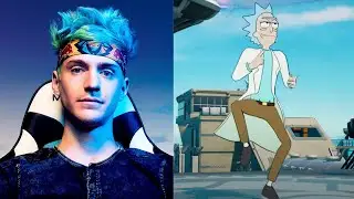 Ninja talking like Rick