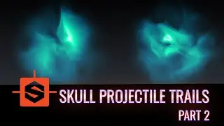 VFX Skull / Necro Projectile Trails Textures Part 2 Substance Designer