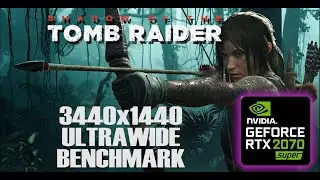 RTX 2070 SUPER ULTRAWIDE DLSS SHADOW OF TOMB RAIDER 3440X1440p benchmark