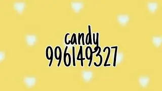 Roblox Music Code - Candy - Doja Cat