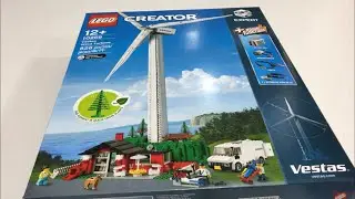 Lego creator expert 10268 vestas wind turbine speedbuild