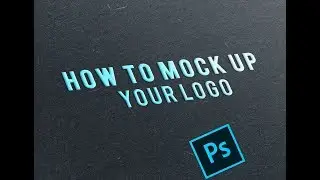 Photoshop in 1 minute ► How to mock up your logo