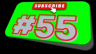 #55 Subscribe Button Green Screen | No Copyright | Free to Use | Million Dollar Resources