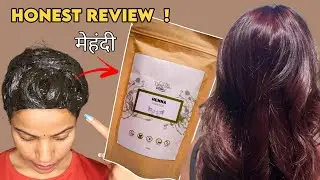 Honest Review: Vriksha Veda  Henna powder for Grey hair | Live Results😱