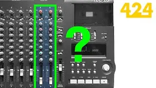 TASCAM 424 MKIII 4-TRACK Cassette Recorder: Inputs 5 & 6 | 424recording.com