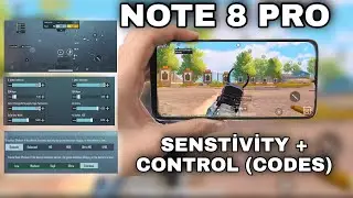 Redmi Note 8 Pro SENSTİVİTY CONTROL SETTİNGS (Codes) - Pubg Mobile / TOOXY 