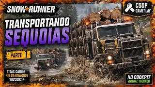SNOWRUNNER | TRANSPORTING SEQUOIA - COOP GAMEPLAY