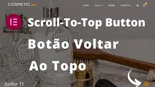 Como criar um botão voltar ao topo com Elementor Pro