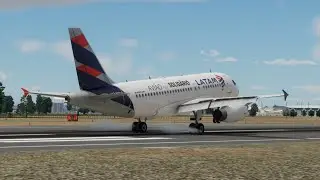 [X-Plane] Airbus A319 | LATAM | [SBGL] - [SBBR] | ON IVAO | FlyCheck