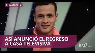 Rayo Vizcarra regresa como presentador a su ex canal