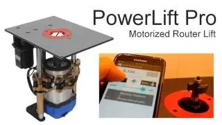 MLCS PowerLift Pro - precision Android-controlled motorized router lift