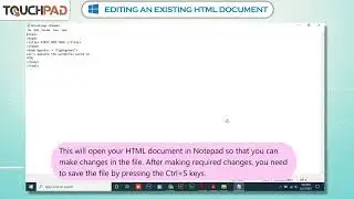 EDITING AN EXISTING HTML DOCUMENT|Ch 07|iPlus Ver 2.0l|Class 06