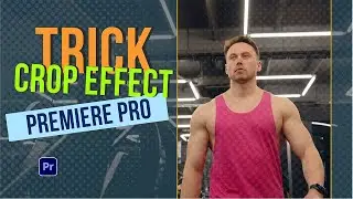 ازاي تحرك المشهد جوه تقسيم الشاشة بطريقة إحترافية ؟؟ || Crop Effect Tricks premiere pro