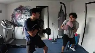 2 bros do a quick spar #2