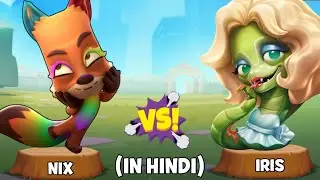 Nix vs Iris Zooba Gameplay (in Hindi)