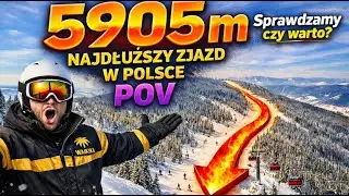 #szczyrk ⛷ Najdłuższa trasa w Polsce 🇵🇱 Szczyrk Mountain Resort 🏔 2024📆 #narty #snowboard #ferie