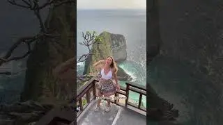 Kelingking Beach Nusa Penida. Келингкинг пляж, Бали ! Нуса-Пенида. Пляж динозавр!) Пляж Тирекс! Вау!