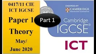 zoom ICT Cambridge Paper 1-11 Exam May/June 2020-Part1