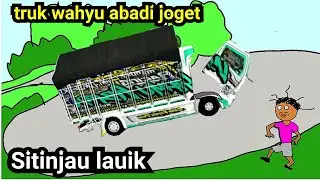 Animasi Truk Oleng Wahyu Abadi Muat Cabe Joget Joged di Sitinjau lauik | kartun lucu