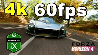 Forza Horizon 4 on Xbox Series X 4K 60FPS