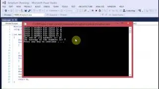 Array Sum and Average C++ Code (Visual Studio)