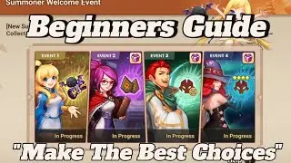 THE COMPLETE BEGINNERS GUIDE TO THE SUMMONERS WELCOME EVENT ( Summoners War )