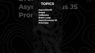 MASTER JavaScript from these TOPICS ! | 