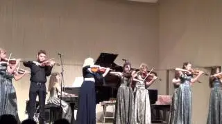 Кажлаев М. - Снова в горы. Шесть концертных пьес для ансамбля скрипачей и фортепиано. Романс