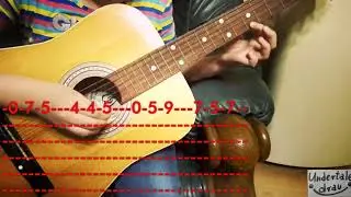 Undertale His theme guitar cover + TABS