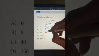 Hard Math Problem with Exponents | Trick Question | JusticeTheTutor  