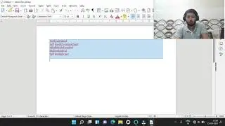 Libre Office Writer Edit Menu #04