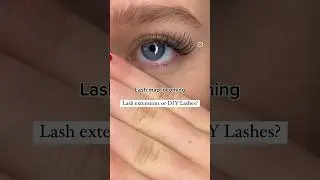 Lash tech beginner inspo | DIY Lashes at home 