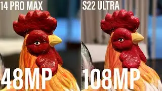 iPhone 14 Pro Max vs Samsung Galaxy S22 Ultra CAMERA TEST! Which is CRISPY?!