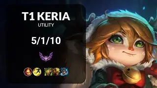 T1 Keria Poppy vs Rell UTILITY - KR  Patch 14.17