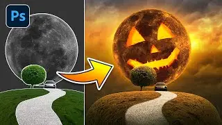 Create a Halloween Poster Art - Photoshop Beginner Tutorial