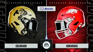 Colorado vs Arkansas (Colorado vs The SEC) | College Football 25 | Full Game Simulation