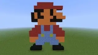 как построить марио в minecraft