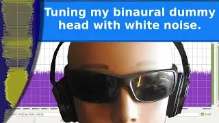 Sound - Tuning my binaural head mic with white noise and Audacity